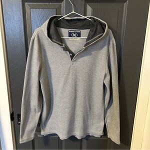 Amongst Others Gray Hooded Cotton Blend Sweater